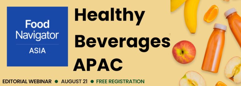 Better-for-you drinks: Our FREE Healthy Beverages APAC editorial webinar is now open for
