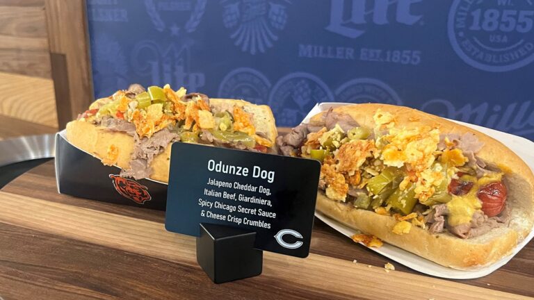 Chicago Bears Debut New Food Options Including Rome Odunze Dog, Carne Asada Fries and