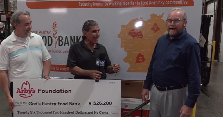 Arby’s collects over $26,000 for God’s Pantry Food Bank