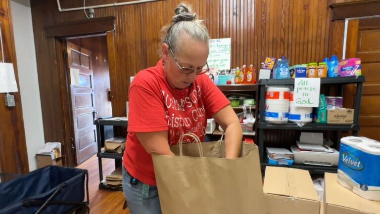 Church food pantry needs help to replenish its shelves